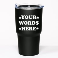Personalized Custom Text Cute Retro Groovy Font Tumbler