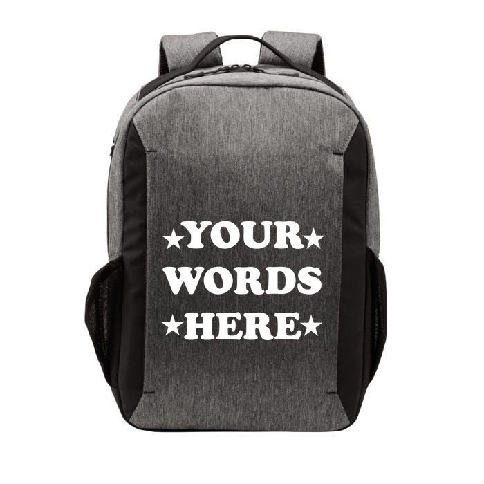 Personalized Custom Text Cute Retro Groovy Font Vector Backpack