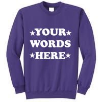 Personalized Custom Text Cute Retro Groovy Font Sweatshirt