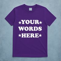 Personalized Custom Text Cute Retro Groovy Font T-Shirt
