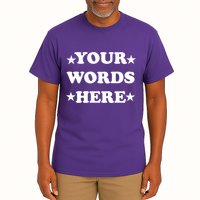 Personalized Custom Text Cute Retro Groovy Font Tall T-Shirt