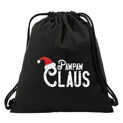 Pawpaw Claus Traditional Santa Matching Family Christmas Gift Drawstring Bag