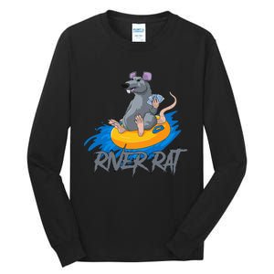 Poker Cards Texas Hold Em River Rat Casino Funny Tall Long Sleeve T-Shirt