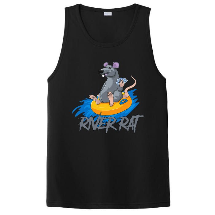 Poker Cards Texas Hold Em River Rat Casino Funny PosiCharge Competitor Tank