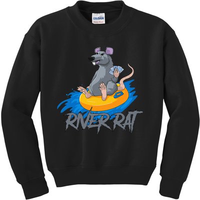 Poker Cards Texas Hold Em River Rat Casino Funny Kids Sweatshirt