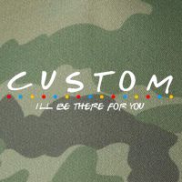 Personalized Custom Text ILl Be Here For You Legacy Tie Dye Trucker Hat