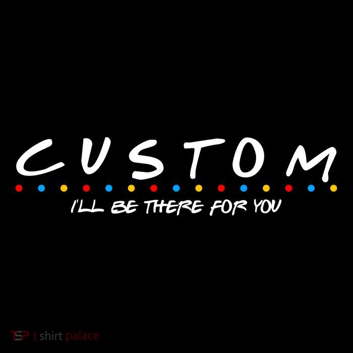 Personalized Custom Text ILl Be Here For You Hooded Wearable Blanket
