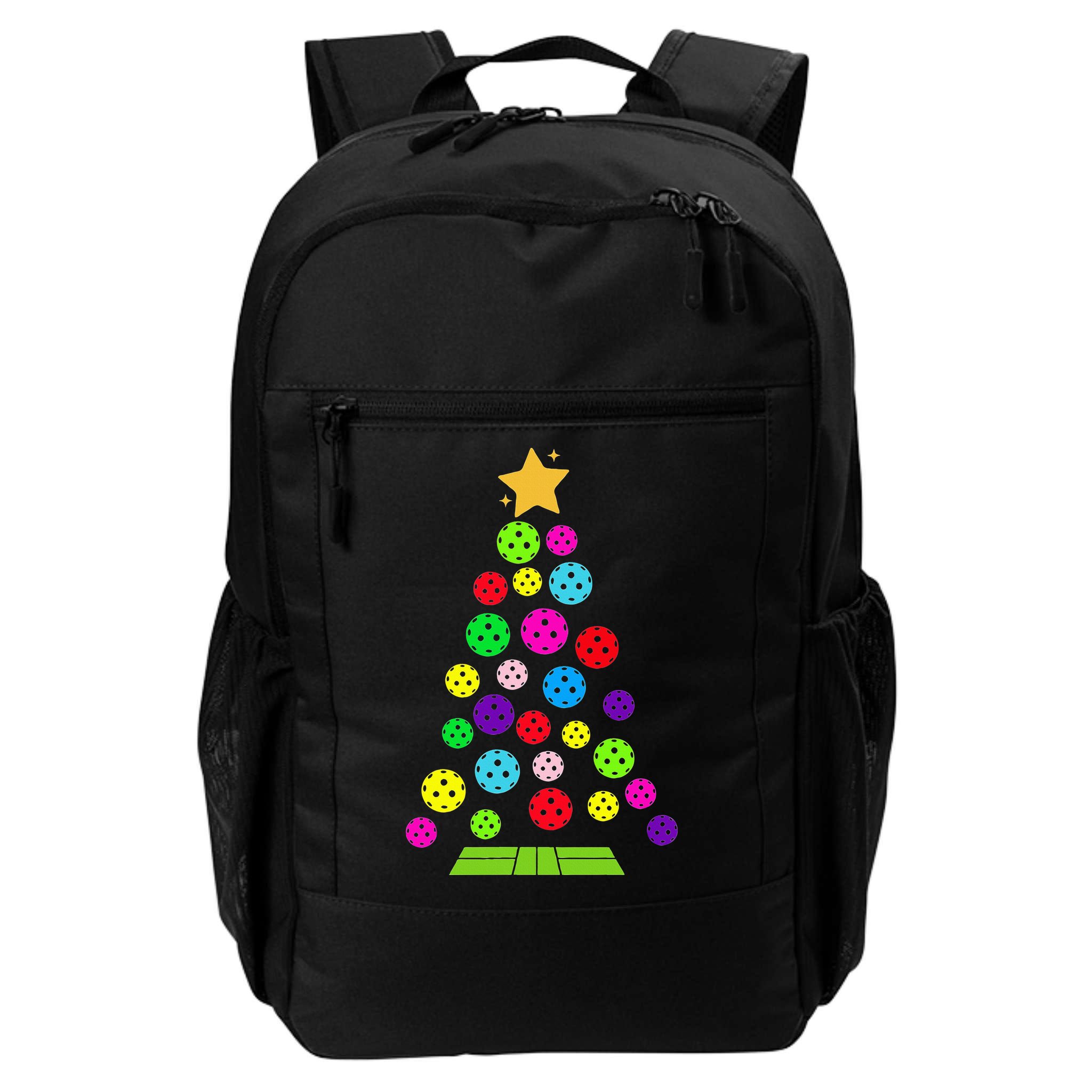Pickleball Christmas Tree Backpack