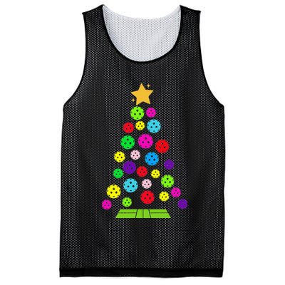 Pickleball Christmas Tree Mesh Reversible Basketball Jersey Tank