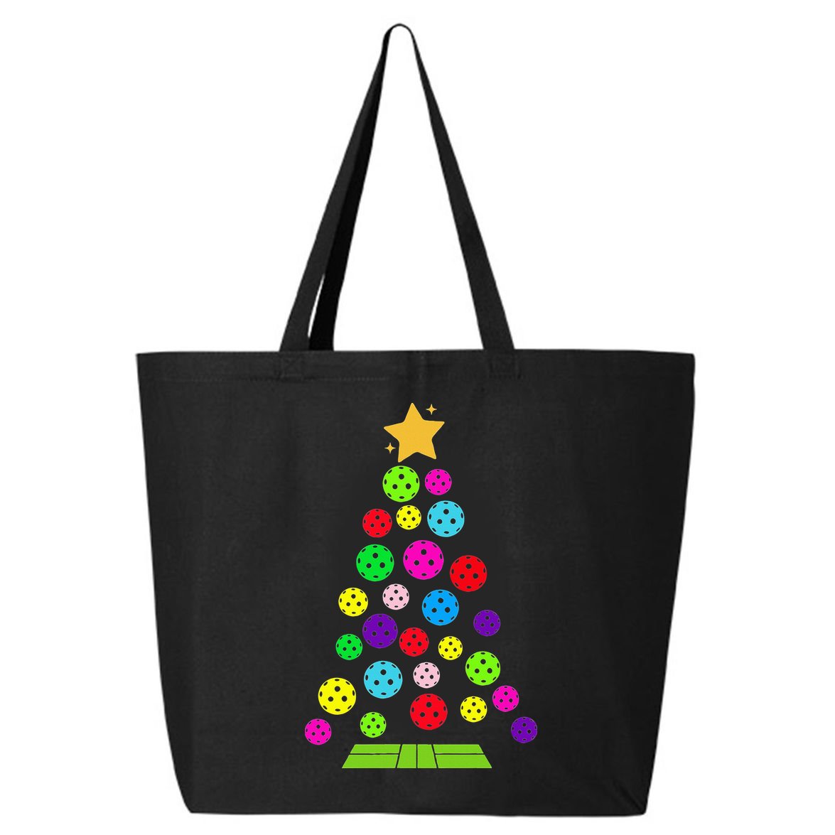 Pickleball Christmas Tree 25L Jumbo Tote