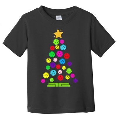 Pickleball Christmas Tree Toddler T-Shirt