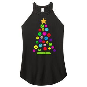 Pickleball Christmas Tree Women's Perfect Tri Rocker Tank