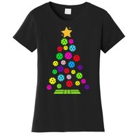 Pickleball Christmas Tree Women's T-Shirt