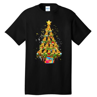 Pizza Christmas Tree This is my ugly Christmas Pizza lover Tall T-Shirt