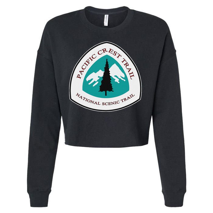 Pacific Crest Trail Marker Pct Cropped Pullover Crew