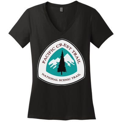 Pacific Crest Trail Marker Pct Women's V-Neck T-Shirt