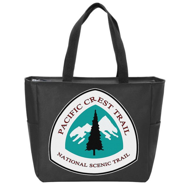 Pacific Crest Trail Marker Pct Zip Tote Bag