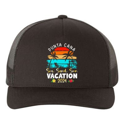 Punta Cana Trip 2024 Beach Vacation Summer Holliday Match Yupoong Adult 5-Panel Trucker Hat