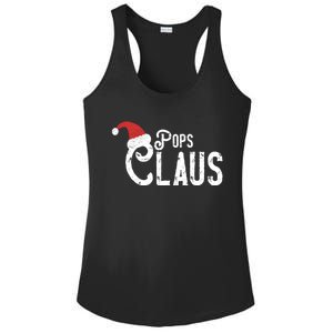 Pops Claus Traditional Santa Matching Family Christmas Gift Ladies PosiCharge Competitor Racerback Tank