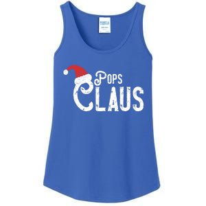 Pops Claus Traditional Santa Matching Family Christmas Gift Ladies Essential Tank