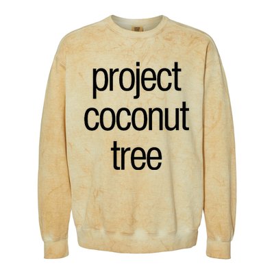 Project Coconut Tree Colorblast Crewneck Sweatshirt