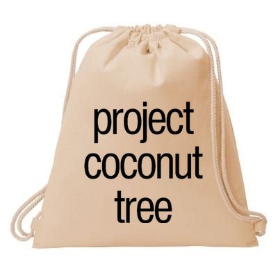 Project Coconut Tree Drawstring Bag