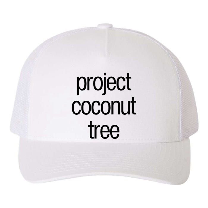 Project Coconut Tree Yupoong Adult 5-Panel Trucker Hat