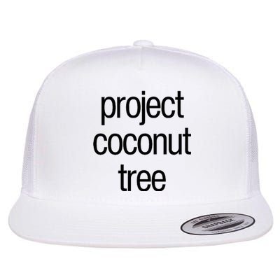 Project Coconut Tree Flat Bill Trucker Hat