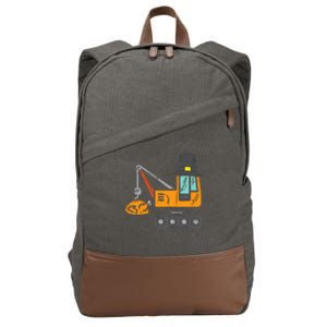 Pilgrim Crane Turkey Thanksgiving Truck Cotton Canvas Backpack