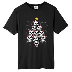 Panda Christmas Tree Panda Lovers Panda Christmas Gift Tall Fusion ChromaSoft Performance T-Shirt