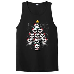 Panda Christmas Tree Panda Lovers Panda Christmas Gift PosiCharge Competitor Tank