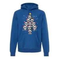 Panda Christmas Tree Panda Lovers Panda Christmas Gift Premium Hoodie