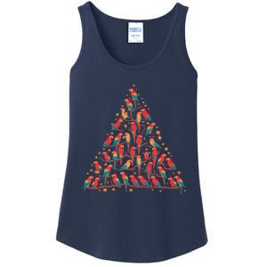 Parrot Christmas Tree Macaw Conure Cockatiel Xmas Ladies Essential Tank