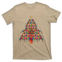 Parrot Christmas Tree Macaw Cockatiel Conure Xmas Lover T-Shirt