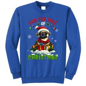 Pug Christmas Tree Lights Decorations Dog Lover Xmas Funny Gift Sweatshirt