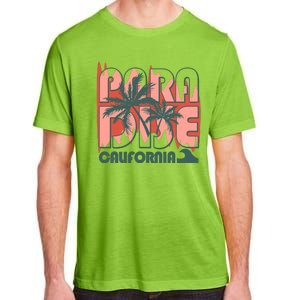 Paradise California Tropical Vacation Time Adult ChromaSoft Performance T-Shirt