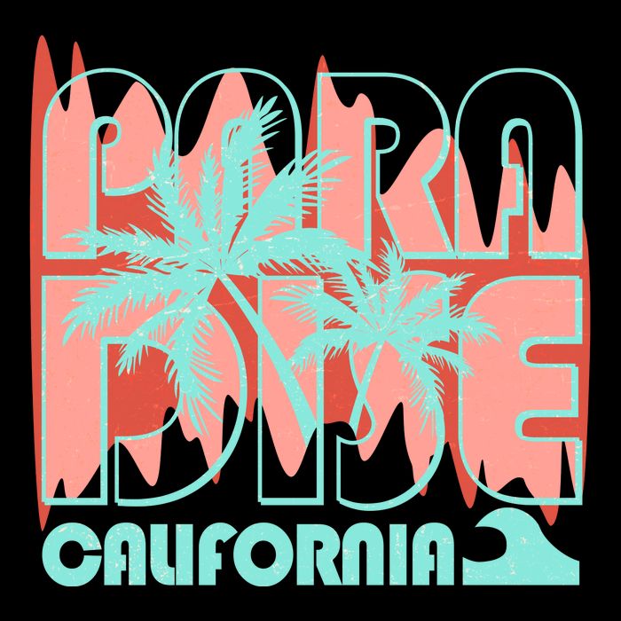 Paradise California Tropical Vacation Time Backpack