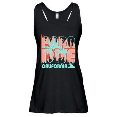 Paradise California Tropical Vacation Time Ladies Essential Flowy Tank