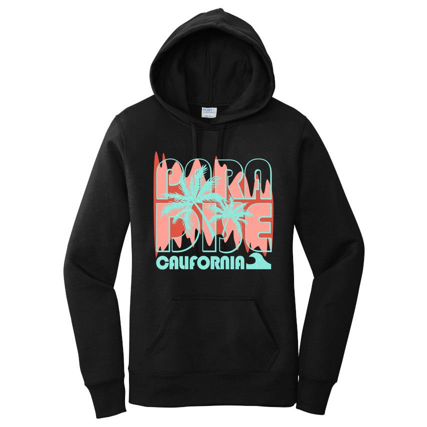 Paradise California Tropical Vacation Time Women's Pullover Hoodie