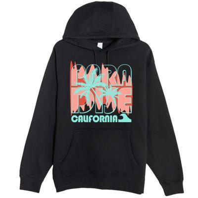 Paradise California Tropical Vacation Time Premium Pullover Hoodie