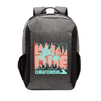 Paradise California Tropical Vacation Time Vector Backpack