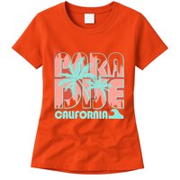 Paradise California Tropical Vacation Time Womens T-Shirt