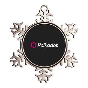 Polkadot Crypto To The Moon HODL DOT Blockchain Polkadot Metallic Star Ornament