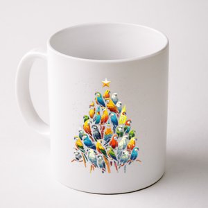 Parrot Christmas Tree Macaw Cockatiel Conure Xmas Coffee Mug