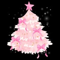 Pink Christmas Tree Bow Cute Holiday Impact Tech Backpack