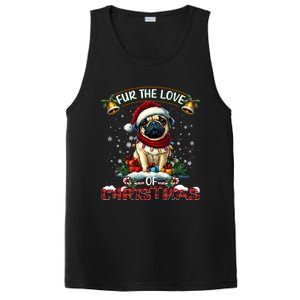 Pug Christmas Tree Lights Decorations Dog Lover Xmas Funny Gift PosiCharge Competitor Tank