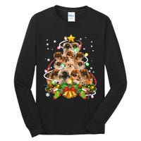 Pekingeses Christmas Tree X Mas Lights Santa Pekingese Tall Long Sleeve T-Shirt