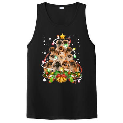 Pekingeses Christmas Tree X Mas Lights Santa Pekingese PosiCharge Competitor Tank