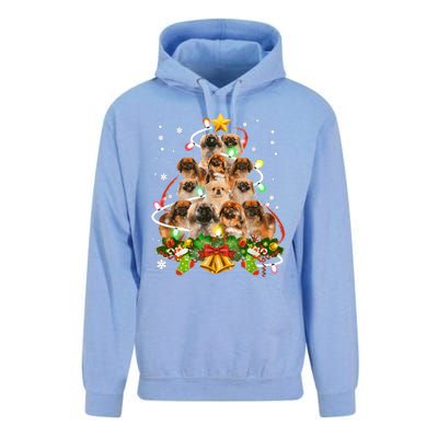 Pekingeses Christmas Tree X Mas Lights Santa Pekingese Unisex Surf Hoodie