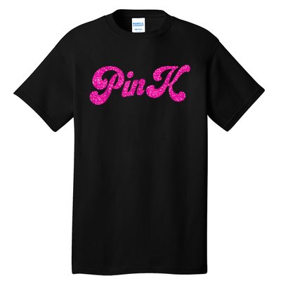 Pink Color Text For Summer Tall T-Shirt